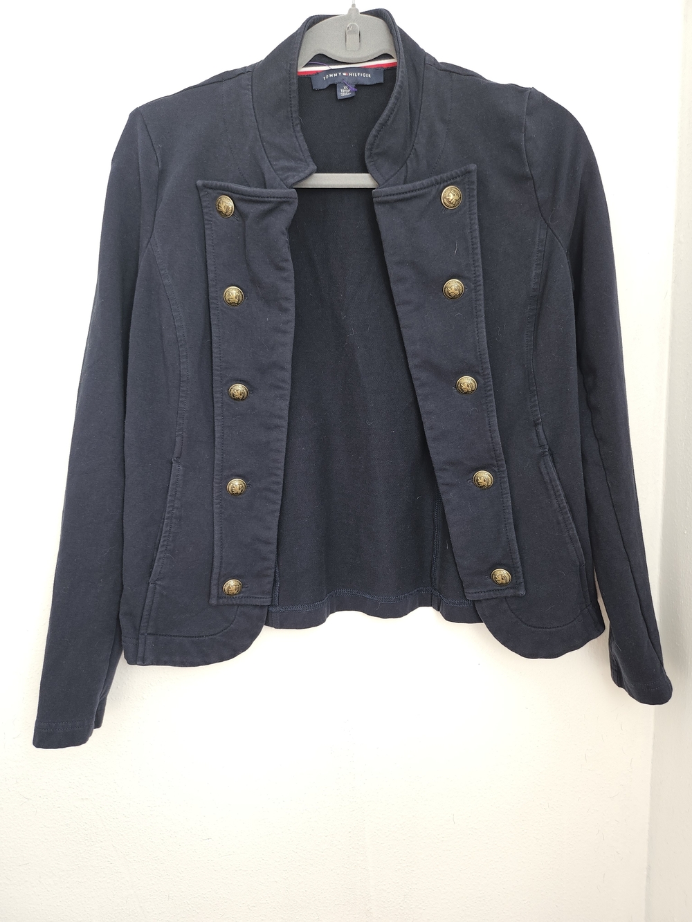 Tommy Hilfiger Navy Military-Style Women's Jacket